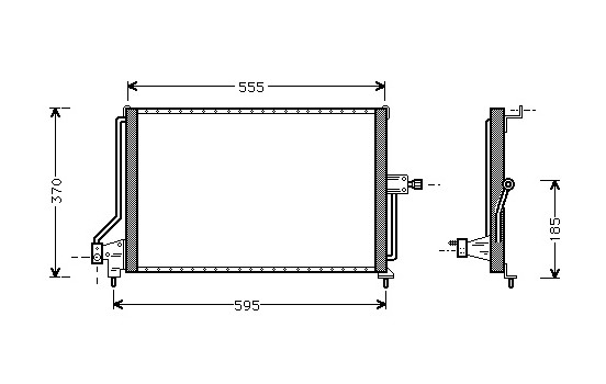 Condenseur, climatisation 37005209 International Radiators