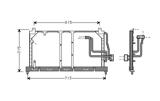 Condenseur, climatisation 37005224 International Radiators