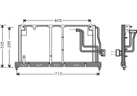 Condenseur, climatisation 37005225 International Radiators