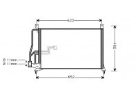 Condenseur, climatisation 37005231 International Radiators