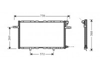 Condenseur, climatisation 37005297 International Radiators