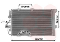 Condenseur, climatisation 37005326 International Radiators