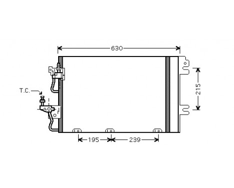 Condenseur, climatisation 37005366 International Radiators, Image 2