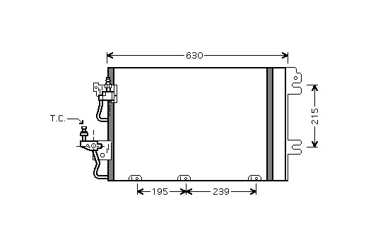 Condenseur, climatisation 37005366 International Radiators, Image 2