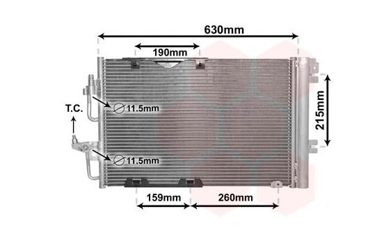 Condenseur, climatisation 37005367 International Radiators, Image 2