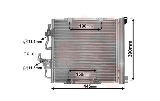 Condenseur, climatisation 37005368 International Radiators, Image 2