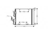 Condenseur, climatisation 37005368 International Radiators