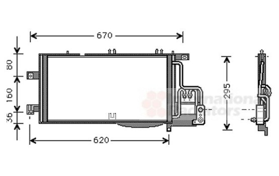 Condenseur, climatisation 37005370 International Radiators, Image 2