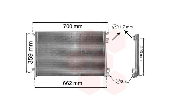 Condenseur, climatisation 37005397 International Radiators, Image 2