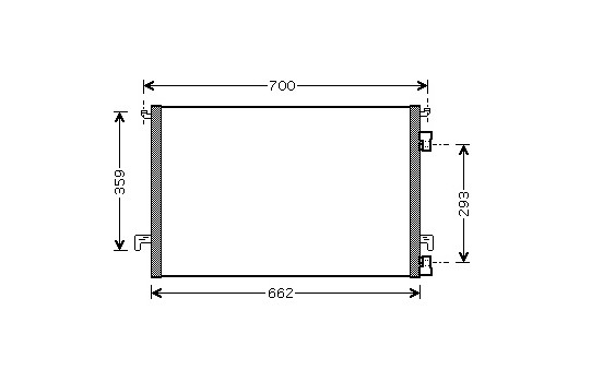 Condenseur, climatisation 37005397 International Radiators
