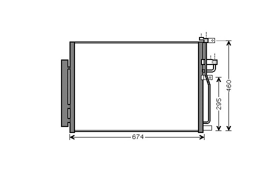 Condenseur, climatisation 37005436 International Radiators