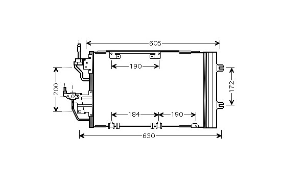 Condenseur, climatisation 37005454 International Radiators