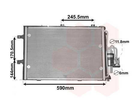 Condenseur, climatisation 37015307 International Radiators