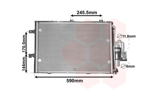 Condenseur, climatisation 37015307 International Radiators