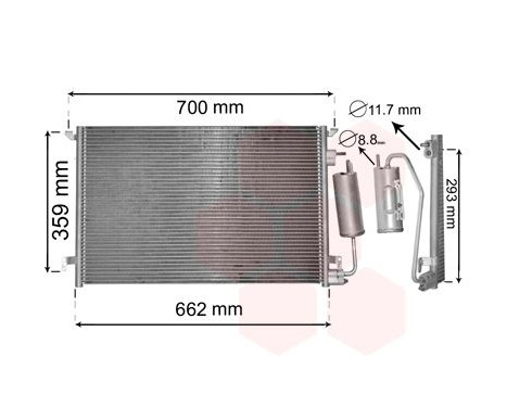 Condenseur, climatisation 37015397 International Radiators