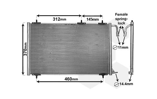 Condenseur, climatisation 40005257 International Radiators, Image 2