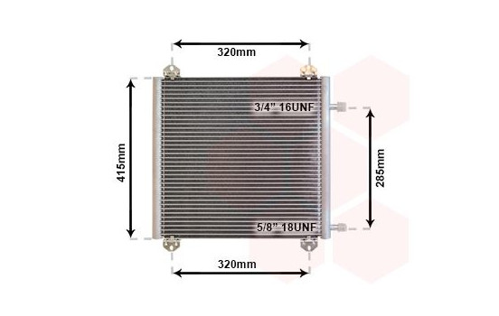 Condenseur, climatisation 43005235 International Radiators, Image 2