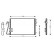Condenseur, climatisation 43005275 International Radiators
