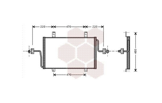 Condenseur, climatisation 43005279 International Radiators, Image 2