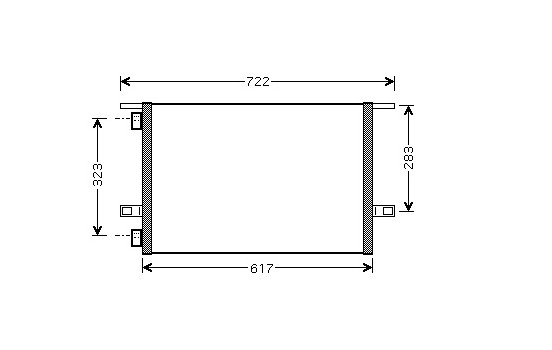 Condenseur, climatisation 43005304 International Radiators