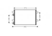 Condenseur, climatisation 43005317 International Radiators