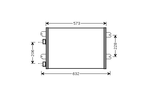 Condenseur, climatisation 43005317 International Radiators