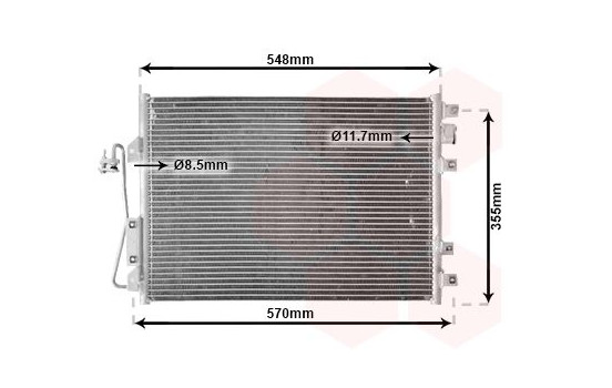 Condenseur, climatisation 43005340 International Radiators, Image 2