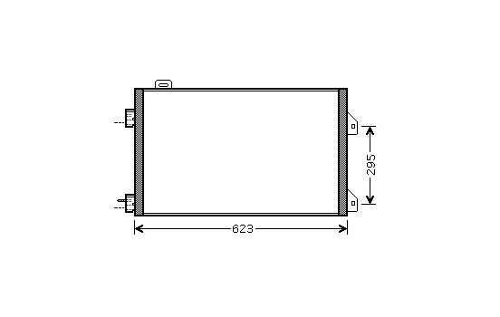 Condenseur, climatisation 43005347 International Radiators