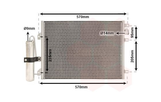 Condenseur, climatisation 43005376 International Radiators, Image 2