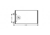 Condenseur, climatisation 43005444 International Radiators