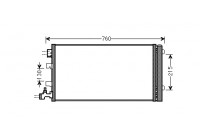 Condenseur, climatisation 43005449 International Radiators