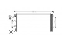 Condenseur, climatisation 43005475 International Radiators