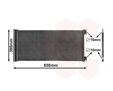 Condenseur, climatisation 43015702 International Radiators