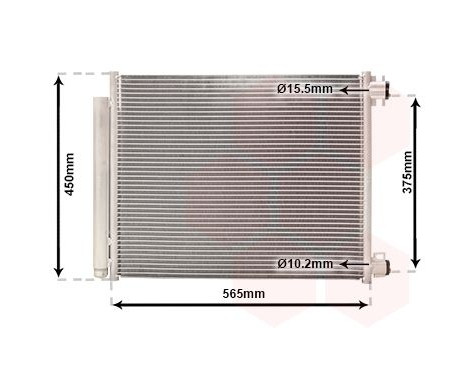 Condenseur, climatisation 43015703 International Radiators