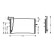 Condenseur, climatisation 47005039 International Radiators