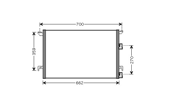 Condenseur, climatisation 47005060 International Radiators