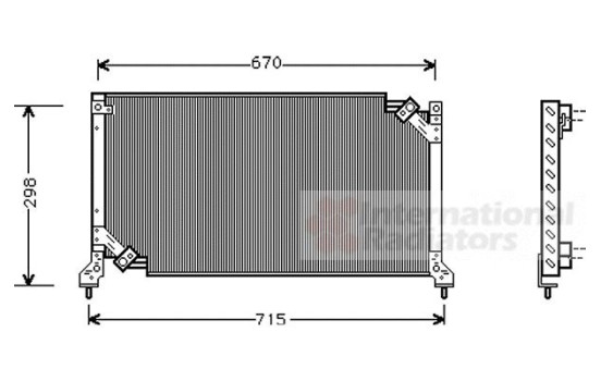 Condenseur, climatisation 51005026 International Radiators, Image 2