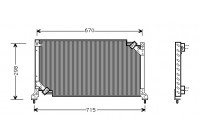 Condenseur, climatisation 51005026 International Radiators