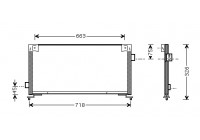 Condenseur, climatisation 51005044 International Radiators