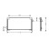 Condenseur, climatisation 51005044 International Radiators