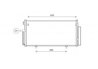 Condenseur, climatisation 51005078 International Radiators