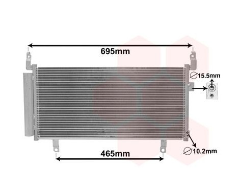 Condenseur, climatisation 51005104 International Radiators