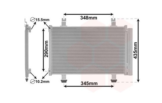 Condenseur, climatisation 52005087 International Radiators