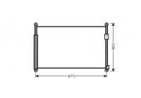 Condenseur, climatisation 52005108 International Radiators