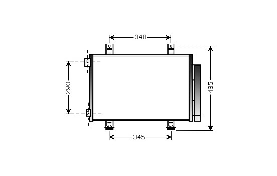 Condenseur, climatisation 52005116 International Radiators