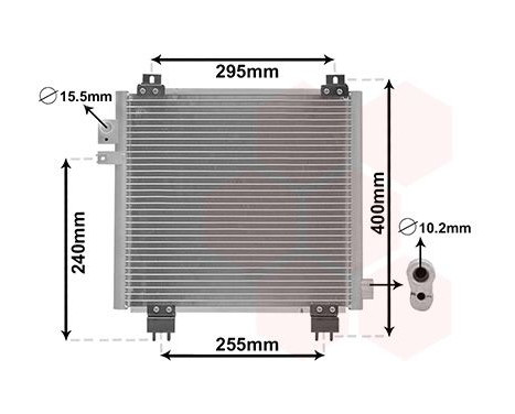 Condenseur, climatisation 52005144 International Radiators