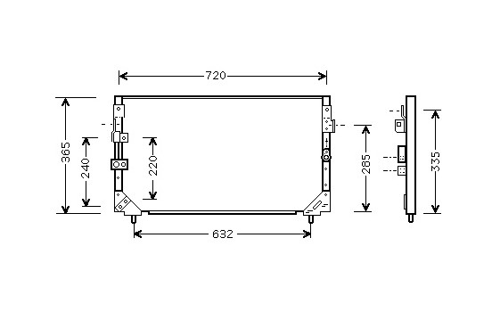 Condenseur, climatisation 53005006 International Radiators