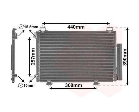 Condenseur, climatisation 53005267 International Radiators, Image 2