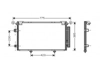 Condenseur, climatisation 53005319 International Radiators