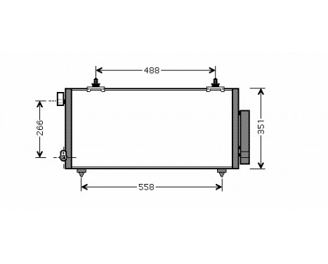 Condenseur, climatisation 53005381 International Radiators